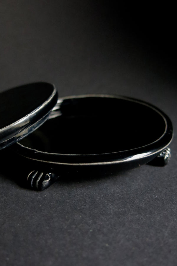 LID & TRAY, glossy black