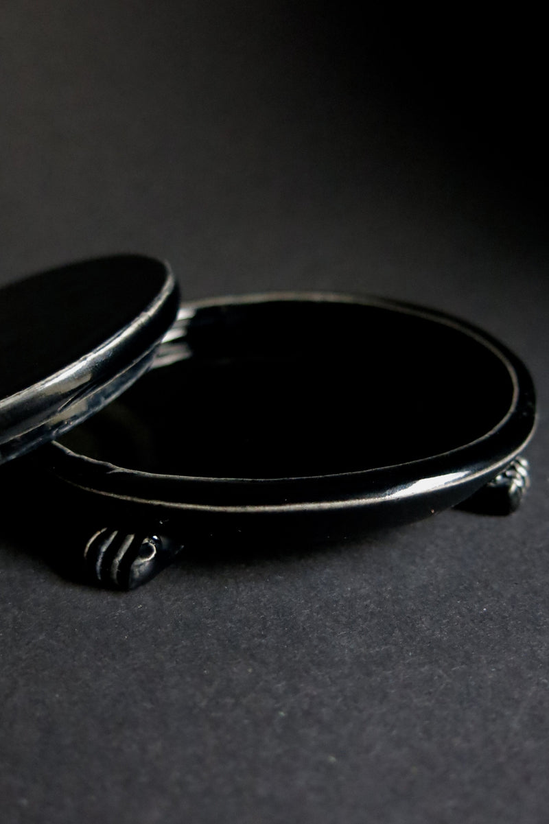 CANDLE LID, glossy black