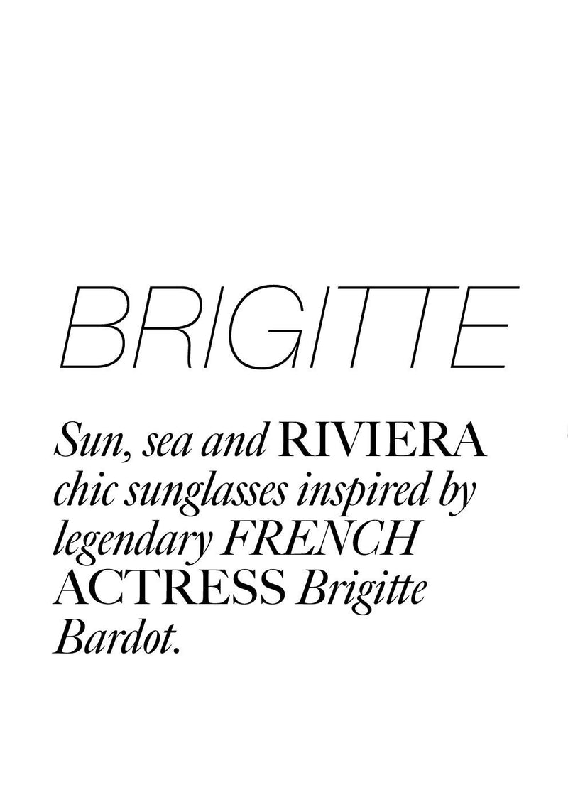 BRIGITTE, black faded lense